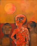 Ota Janeček, Ecce Homo, 1983, oil on canvas