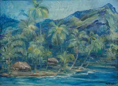Maxim Kopf, Tahiti, 1934, oil on canvas