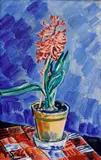 Václav Špála, Pink Hyacinth, 1938, oil on canvas