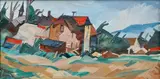 Jaroslav Klápště, Nudvojovice, 1981, oil on canvas