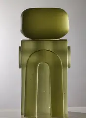 Jaroslav Róna, A Character in Need of Support, 2021, molten glass