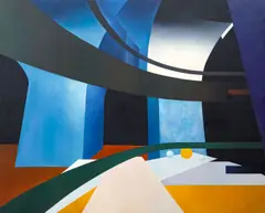 Theodor Pištěk, Variation No. 1, 1995, oil on canvas
