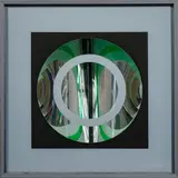 Milan Dobeš, Optical Relief, 1980s, object (glass, metal, wood)