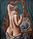Jaroslav Herbst, The Toilet, 1931, oil on canvas