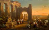 Wilhelm Kandler, Roman Campagna, 1860, oil on canvas