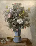 Otakar Kubín, Table-Top Still Life with a Bouquet