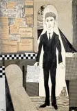 Adolf Hoffmeister, Franz Kafka - Letter to Father, 1966, mixed media (collage, ink) on paper