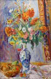 Vincenc Beneš, Bouquet and a Basket of Fruit