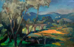 Otakar Nejedlý, Corsica, circa 1930, oil on canvas