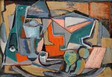 Emil Filla, Still Life with Pipe and Tray