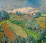 Oldřich Blažíček, Hillside in Spring