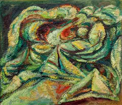 Jan Bauch, The Burning Bush, 1977, oil on canvas