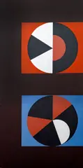 Jan Kubíček, Painting with Circles, 1965, oil on canvas