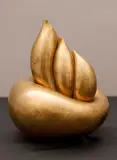 Mária Bartuszová, Jigsaw Puzzle XI, Sprouting, cast in 1983 based on the original 1974 model, bronze