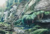 Adam Kašpar, Kamenice, 2024, oil on canvas
