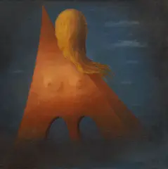 František Malý, Magical Torso, 1969, oil on canvas