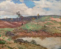 Josef Ullmann, Sand Quarry, after 1920, oil on canvas