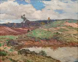 Josef Ullmann, Sand Quarry, after 1920, oil on canvas