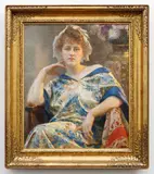 Vlaho Bukovac, Portrait of a Young Woman