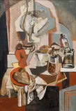 Emil Filla, Still Life with a Guinea Fowl