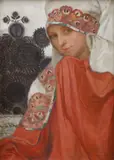 Alphonse Mucha, Young Woman