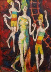 Jan Bauch, Finale, 1980, oil on canvas