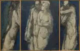 Bohumil Žemlička, Sonata, 2006, mixed media (oil, encaustic, enamel) on canvas