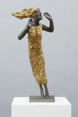 Olbram Zoubek, Sing, 1984, lead, tin, gold