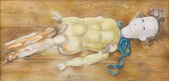 Miroslava Zychová, Once upon a Time – Vanitas, 2000, tempera on canvas