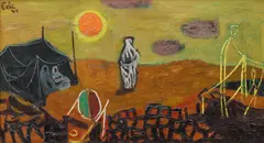 Antonín Pelc, Desert, 1944, oil on canvas