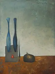 Josef Lehoučka, Stretched Still Life, 1968, oil on canvas