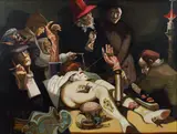 Josef Liesler, The Anatomy Lesson of Dr. Numbskull, 1987, oil on canvas