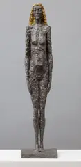 Kore by Olbram Zoubek, 1983, tin, lead, gold, sold Nov 2024