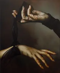 Karel Balcar, Mother and Daughter, 2024, oil on canvas