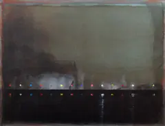 Štefan Tóth, Horizon, 2025, acrylic on canvas