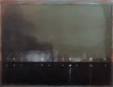 Štefan Tóth, Horizon, 2025, acrylic on canvas