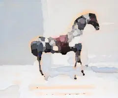 Anna Neborová, Little Horse, 2025, oil on canvas