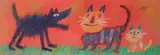 Adolf Born, Angry Dog ​​and Calm Cats