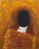 Otakar Slavík, Study of a Head, 1968–1979, oil on canvas