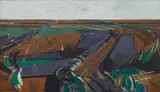 Jan Smetana, Vast Landscape, 1964, oil on canvas