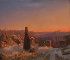 Max Haushofer, Christmas Eve, 1857, oil on canvas