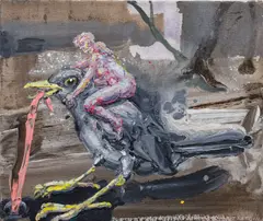 Michael Rittstein, Catch, 2015, acrylic on canvas
