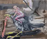 Michael Rittstein, Catch, 2015, acrylic on canvas