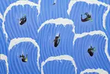Jiří Černický, Free Charons, 2023, mixed media (acrylic, epoxy, pencil, colour pencils, glue) on canvas