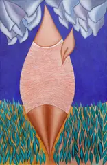 Karel Chaba, Madonna and Child, 1967, oil on canvas