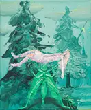 Michael Rittstein, Pleasant Surprise, 2015, acrylic on canvas