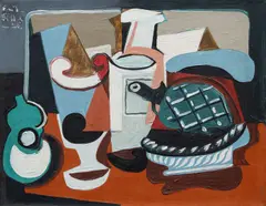 Still Life with Pineapple by Emil Filla, 1926, oil on canvas, sold May 2025