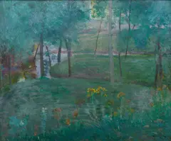 Antonín Hudeček, The Okoř Stream in Spring, 1898