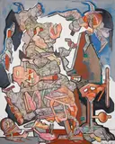 Jan Smetana, Ancient Legend III, 1980, oil on canvas