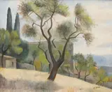Otakar Kubín, Simiane, circa 1927, oil on canvas